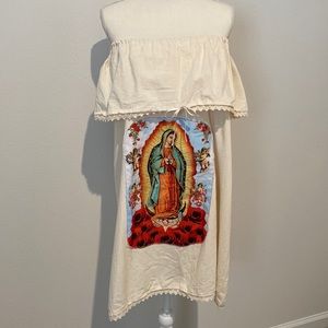 Off shoulder Virgin Mary dress